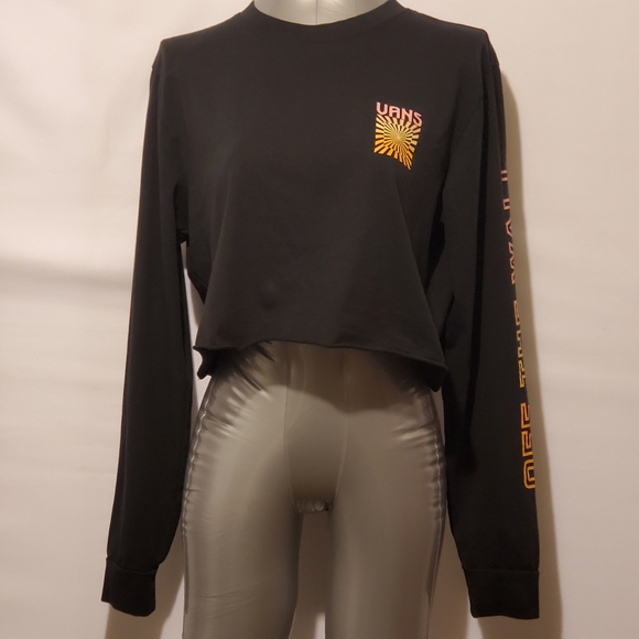 Vans Long Sleeve Crop Top - Picture 1 of 3